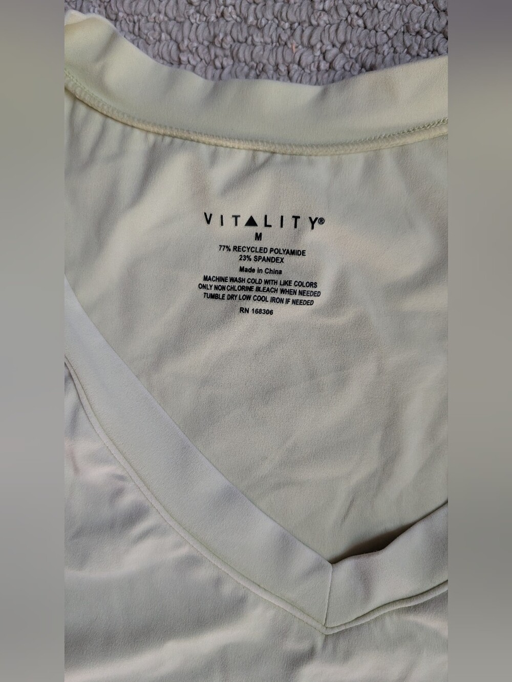 Vitality Pale Yellow Cloud II Panel Longline and High-Waist Biker Shorts Set - Picture 2 of 6